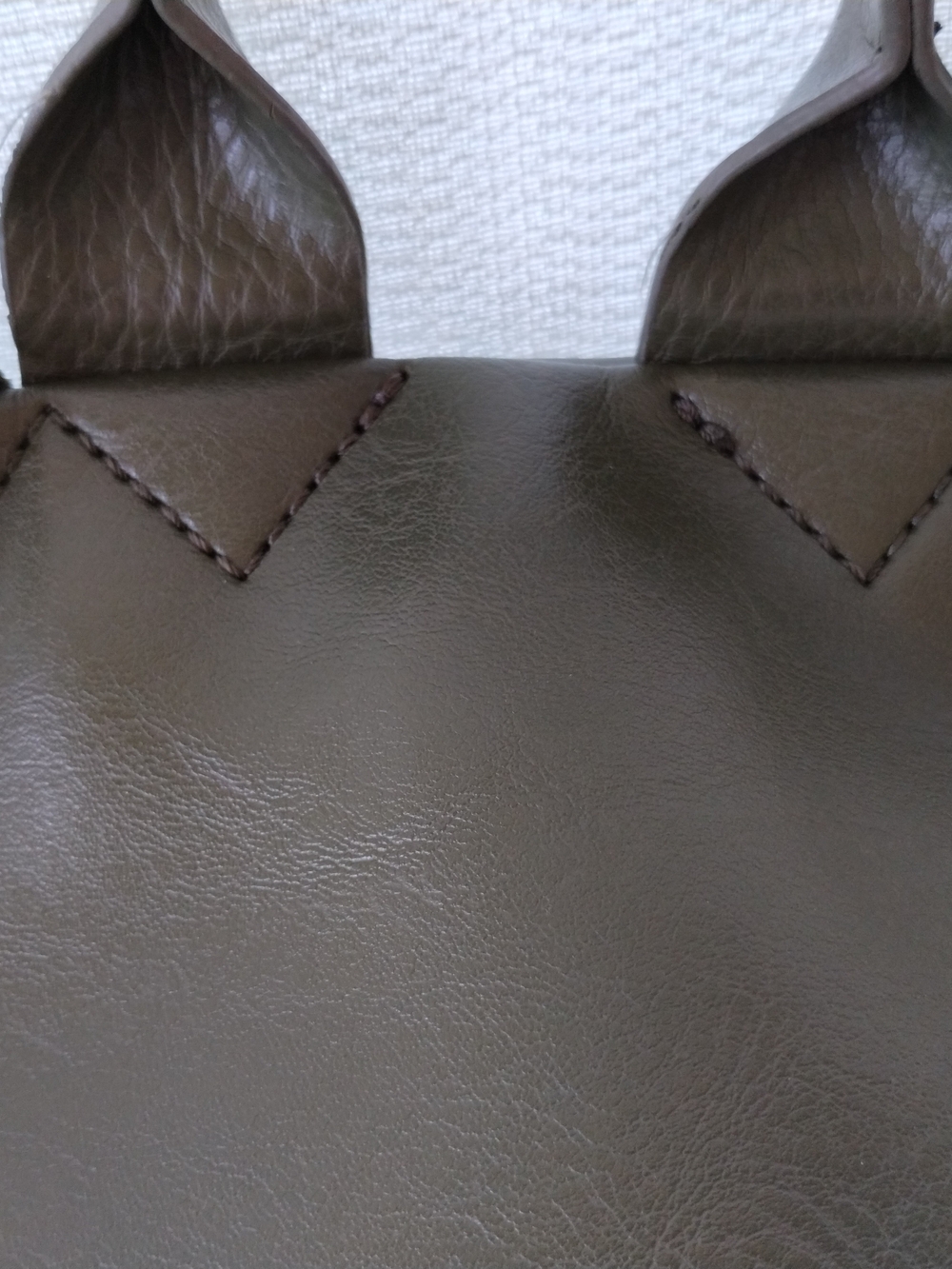 Matt & Nat Olive Vegan Leather Backpack with Front Pocket Vegan Unisex - Picture 9 of 16